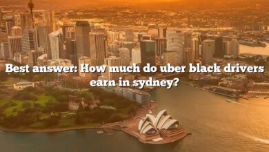 Best answer: How much do uber black drivers earn in sydney?