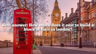 Best answer: How much does it cost to build a block of flats in london?