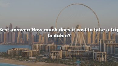 Best answer: How much does it cost to take a trip to dubai?