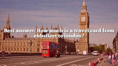 Best answer: How much is a travel card from ebbsfleet to london?