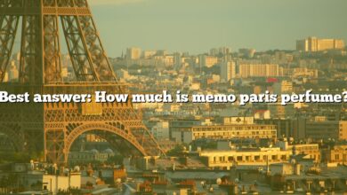 Best answer: How much is memo paris perfume?
