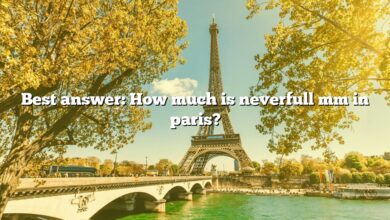 Best answer: How much is neverfull mm in paris?