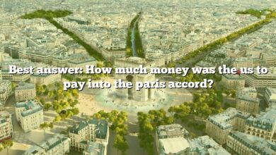 Best answer: How much money was the us to pay into the paris accord?