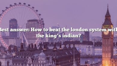 Best answer: How to beat the london system with the king’s indian?