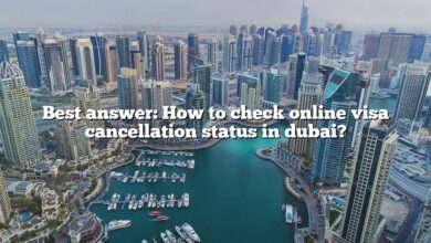Best answer: How to check online visa cancellation status in dubai?