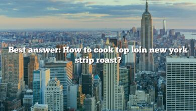 Best answer: How to cook top loin new york strip roast?