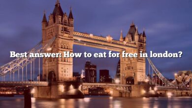 Best answer: How to eat for free in london?