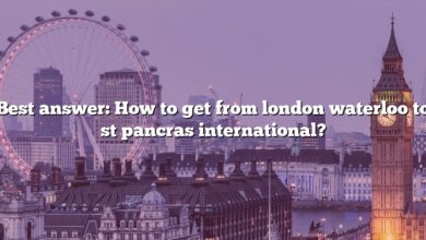 Best answer: How to get from london waterloo to st pancras international?