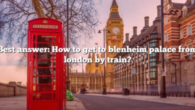 Best answer: How to get to blenheim palace from london by train?