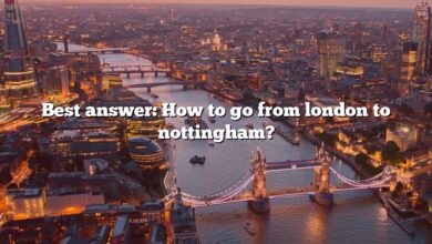 Best answer: How to go from london to nottingham?