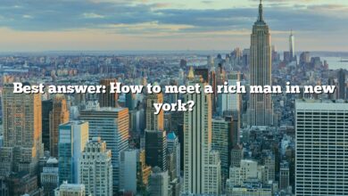 Best answer: How to meet a rich man in new york?