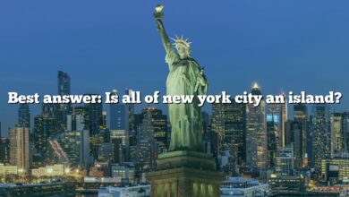 Best answer: Is all of new york city an island?