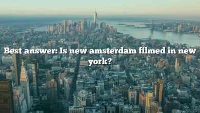 Best answer: Is new amsterdam filmed in new york?