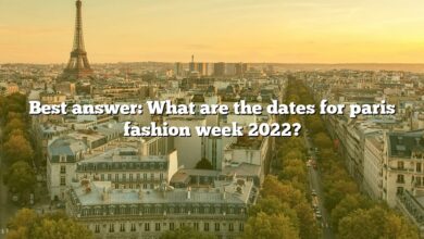 Best answer: What are the dates for paris fashion week 2022?