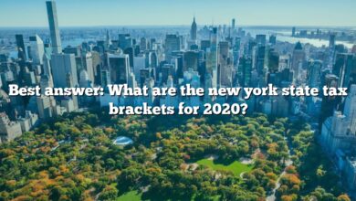 Best answer: What are the new york state tax brackets for 2020?