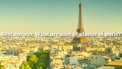 Best answer: What are uses of plaster of paris?