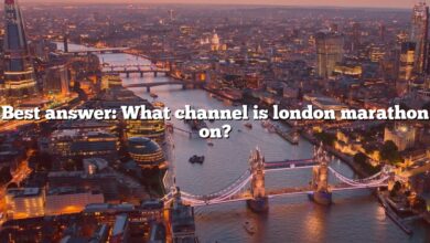 Best answer: What channel is london marathon on?