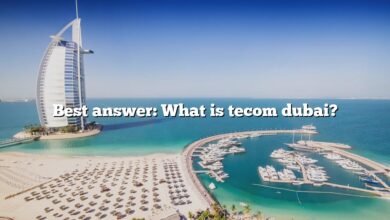 Best answer: What is tecom dubai?