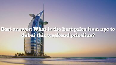 Best answer: What is the best price from nyc to dubai this weekend priceline?