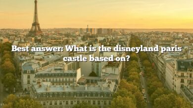 Best answer: What is the disneyland paris castle based on?