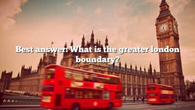 Best answer: What is the greater london boundary?