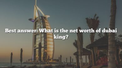 Best answer: What is the net worth of dubai king?