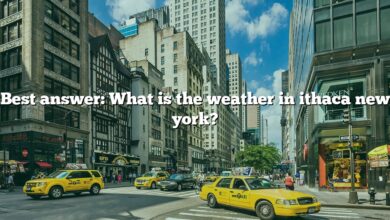 Best answer: What is the weather in ithaca new york?