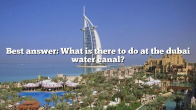 Best answer: What is there to do at the dubai water canal?