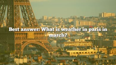 Best answer: What is weather in paris in march?