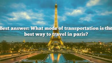 Best answer: What mode of transportation is the best way to travel in paris?