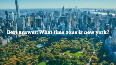Best answer: What time zone is new york?