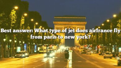 Best answer: What type of jet does airfrance fly from paris to new york?
