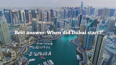Best answer: When did Dubai start?