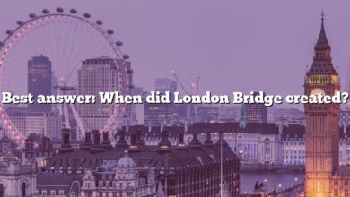 Best answer: When did London Bridge created?