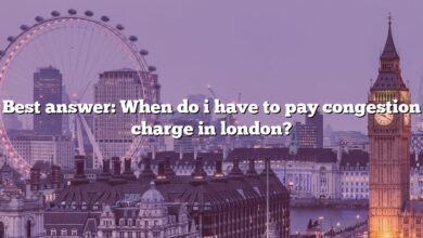 Best answer: When do i have to pay congestion charge in london?