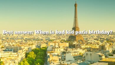 Best answer: When is bad kid paris birthday?