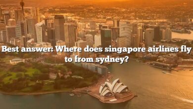 Best answer: Where does singapore airlines fly to from sydney?