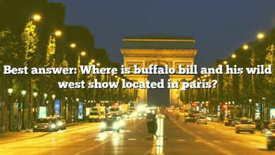 Best answer: Where is buffalo bill and his wild west show located in paris?