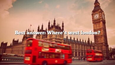 Best answer: Where’s west london?