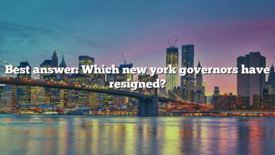 Best answer: Which new york governors have resigned?