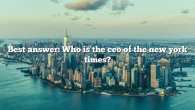 Best answer: Who is the ceo of the new york times?