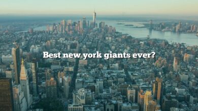 Best new york giants ever?