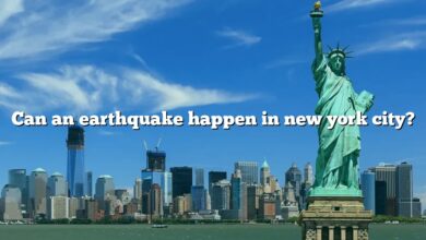 Can an earthquake happen in new york city?