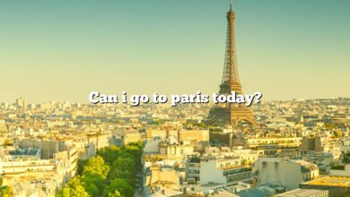 Can i go to paris today?