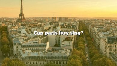 Can paris fury sing?