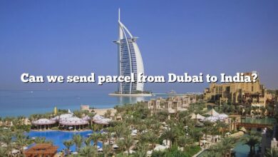 Can we send parcel from Dubai to India?