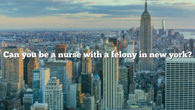 Can you be a nurse with a felony in new york?