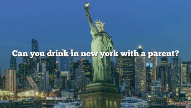 Can you drink in new york with a parent?