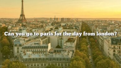 Can you go to paris for the day from london?