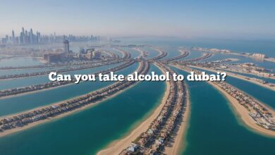 Can you take alcohol to dubai?